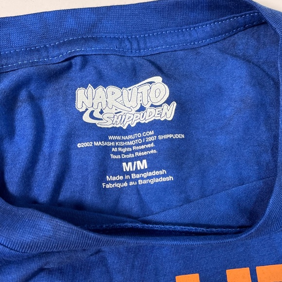 NWT Mens Size M Naruto Blue Graphic T-Shirt - Picture 8 of 9